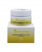 [QUEENCHARM] Крем для лица наполняющий сиянием ПРОПОЛИС 10% Premium Propolis Glow Cream, 30 мл