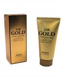 [ANJO PROFESSIONAL] Пенка для умывания БИОЗОЛОТО 24K Gold Foam Cleansing, 100 мл