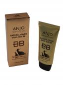 [ANJO PROFESSIONAL] BB-крем для лица УЛИТОЧНЫЙ МУЦИН Natural Cover Snail Sun BB SPF50+PA+++, 50 мл