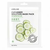 [LEBELAGE] Маска для лица тканевая ОГУРЕЦ Cucumber Solution Mask Pack, 25 г