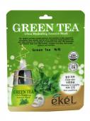 [EKEL] Маска для лица тканевая ЗЕЛЕНЫЙ ЧАЙ Green Tea Ultra Hydrating Essence Mask, 25 мл