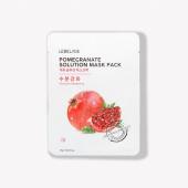 [LEBELAGE] Маска для лица тканевая ГРАНАТ Pomegranate Solution Mask Pack, 25 г