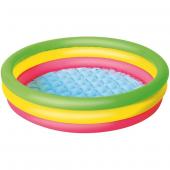 Бассейн надувной круглый 102*25 см Swim Squad Kiddie Bestway (51104)