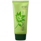 Cellio Солнцезащитный крем с зеленым чаем Green Tea Whitening Sun Cream SPF 50+ 70 г