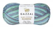 Пряжа Baby cotton rainbow Gazzal