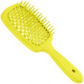 Щетка Janeke Superbrush Small для волос желтая 17,5x7x3 см