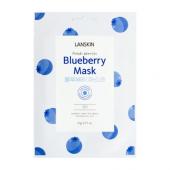 LANSKIN FRESH BERRIES Тканевая маска для лица с голубикой, 21г