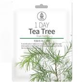 MEDB 1 DAY TEA TREE Тканевая маска для лица с маслом чайного дерева, 27мл