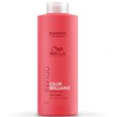 Wella Invigo Color Brilliance Шампунь для защиты цвета окрашенных жестких волос 1000 мл в.л.