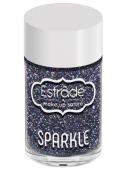 ES Глиттер рассыпчатый Sparkle 59 сияющий графит