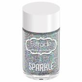 ES Глиттер рассыпчатый Sparkle 51 серебряный голографик