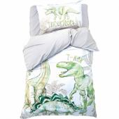 Постельное бельё Этель 1,5 сп Dino world 143х215 см, 150х214 см, 50х70 см -1 шт,