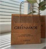 Пакет подарочный Greenmade крафт большой  24*32