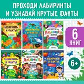 Набор обучающих книг «Лабиринты и факты», 6 шт.