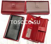 1002-37 кошелек женский GENUINE LEATHER натуральная кожа 19,5х9