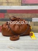 1026-2 brown сумка  Wifeore натуральная кожа 18х30