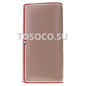 G-1003-6 pink  кошелек натуральная кожа и экокожа 9х19х2