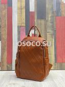 8299-2 brown рюкзак Wifeore натуральная кожа 28x9x21