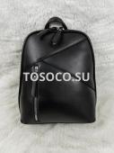 5022-1 black рюкзак экокожа 29x31x12