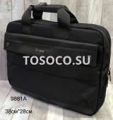 9881 black сумка текстиль 28х38