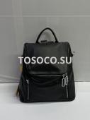 9902 black сумка-рюкзак Wifeore натуральная кожа 24x13x27