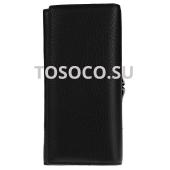 A118000 black кошелек GENUINE LEATHER натуральная кожа 9х19х2