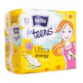 Bella for teens Ultra energy (по 10 шт.) супертонкие впитывающие женские прокладки