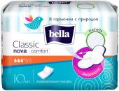 Bella Classic Nova Comfort  (по 10 шт.) впитывающие женские прокладки (для применения в медицинской практике)