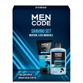 ПН мужской MEN CODE Shaving Set: Гель для бритья,150 мл + Лосьон после бритья,150 мл