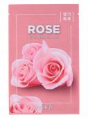 [THE SAEM] Маска для лица тканевая ЭКСТРАКТ РОЗЫ Natural Rose Mask Sheet, 21 мл