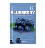 [THE SAEM] Маска для лица тканевая ЭКСТРАКТ ЧЕРНИКИ Natural Blueberry Mask Sheet, 21 мл