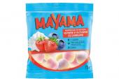 «Mayama», мармелад жевательный со вкусами клубники и черники со сливками, 70 г