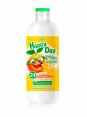 IRIS HAPPY DAY Детский шампунь-гель для душа 2 в 1 ORANGE ENERGY Сочный апельсин 5+  500мл