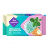 Салфетки влажные  Я твоя салфетка  Mint ice cream освежающие 80шт