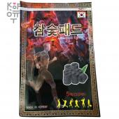 KOREAN CHARCOAL Пластырь для стоп с древесным углём, 1 упак 5 шт