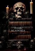 Dark Academia notebook (череп)