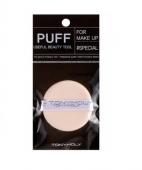 TONY MOLY BEAUTY TOOL SPECIAL PUFF Спонж для нанесения макияжа (белый), 1шт