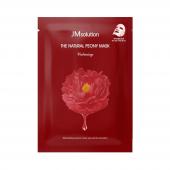 [JMSOLUTION] Маска для лица тканевая ЭКСТРАКТ ПИОНА успокаивающая The Natural Peony Mask Calming, 30 мл