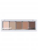 ABOUT TONE Матовая палитра теней для век Return To Basic Shadow Palette 02 Soft 9г (5цв)