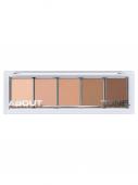 ABOUT TONE Матовая палитра теней для век Return To Basic Shadow Palette 03 Radiant 9г (5цв)