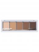 ABOUT TONE Матовая палитра теней для век Return To Basic Shadow Palette 05 Cappuccino 9г (5цв)