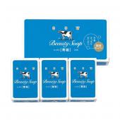 COW BRAND Blue Beauty SOAP Молочное туалетное мыло с ароматом жасмина, подарочный набор 3шт * 85гр.