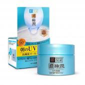 Rohto HADA LABO Солнцезащитный гиалуроновый плотный гель Koi-Gokujyun UV White Gel SPF50+ банка 90гр.