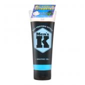 KAI Гель для бритья MENS K Shaving Foam с протеинами шелка и экстрактом алоэ, 205 гр., туба