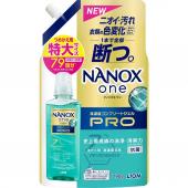 LION Гель для стирки NANOX one Pro 7 Perfomance Концентрат 7 эффектов, аромат свежести 790 гр., сменная упаковка с крышкой