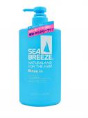 SHISEIDO Шампунь-кондиционер SEA BREEZE 2 в 1 лечебный против перхоти для жирных волос, аромат морской свежести 600 мл., бутылка