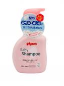 PIGEON Пенный Шампунь Baby Shampoo БЕЗ СЛЕЗ с керамидами и цветочным ароматом, возраст 0+, бутылка с пенообразователем 350 мл