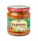 Закуска овощная "Капуста свежая с грибами"