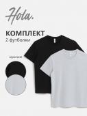 Футболка муж. в наборе из 2 шт Gikori_pack черный