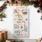 Кухонное полотенце новогоднее Этель "Xmas cooking" 40х70 см, 100% хл, саржа 190 г/м2